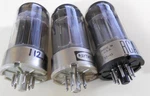 Match Trio Raytheon Jan 6080WB Test New! 2 Have Black Welded Plates, Metal Bases. Fixed Price $165.00.