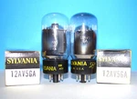 12AV5GA Nos Sylvania Vintage Radio Audio Amplifier Vacuum Tubes Valve Tested. Fixed Price $9.49.