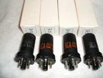 (4) Rca 6J5 Metal Vacuum Radio Tubes Tested Nos Hickok 539C Results Stated. Fixed Price $24.95.