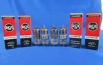 Rca 6CB6A Vacuum Tubes Lot 4 Tested TV-7 Strong Sharp-cutoff Pentode. Fixed Price $9.50.
