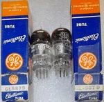 Closely Matched Pair GL-5879 Nos 3 Mica/d Getter Vacuum Tubes, TV-7D Tested. Fixed Price $29.95.