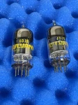 2 Sylvania 6DJ8 ECC88 Vacuum Tubes / Test On Triplett 3444 Good Micromhos & Ma. Fixed Price $29.00.