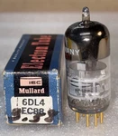 Siemens Mullard 6DL4 EC88 Gold Pin Vacuum Tube Amplitrex Tested Nos Nib. Fixed Price $25.00.