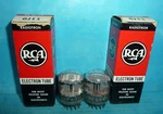 2 Rca 6J11 Tubes Grey Plates Halo Getter Nos/nib. Fixed Price $14.95.