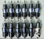 Vintage Sylvania 6K7G / VT-86-A Electron Tubes (lot Of 12PCS). Fixed Price $120.00.