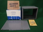 Nos Bud Metal Project Enclosure CU-729-HG 4 X 5 6" Utility Cabinet Gray. Fixed Price $15.00.