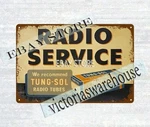 Tungsol Radio Tubes Tung-sol Broadcasting Nostalgia Metal Sign Wall Hangings. Fixed Price $19.49.