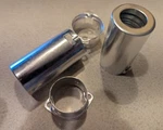 2PCS Chrome B9A Shield For Vacuum 12AX7 & Many Other Pin Tubes. Fixed Price $10.60.