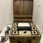 Precision Apparatus Co Model EV-10 Vacuum Tube Voltmeter W/leads Case Rough. Fixed Price $69.99.