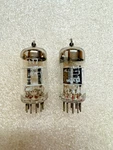 Mullard Brimar 12AT7 ECC81 Black Plate Pair Preamp Tubes England. Fixed Price $90.00.
