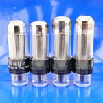 4 Mfg 6BD5 Tubes Nos Nib Pentodes 3-SYLVANIA 1 Nu TV-7 Test Results. Fixed Price $6.95.