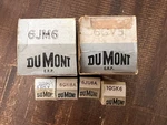 6 - Vintage Vacuum Tubes Lot Dumont Radio Electronic. Fixed Price $15.29.