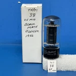 1956 Ge 6L6 Gb Black Plate Tube Tested 98%. Fixed Price $39.50.