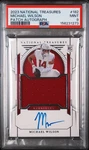2023 Panini National Treasures Rookie Michael Wilson #182 /99 Arizona Cardinals. Fixed Price $149.00.