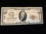 1929 $10 Western National Pueblo Colorado Currency Ch# 2546 TY2 Only. Fixed Price $575.00.
