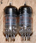 Rare Vintage Pair (2) 12AU7A Tubes Made By Hytron, Webcor, D-getter 1957 Cbs. Fixed Price $99.99.