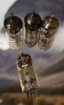 6EH7 EF183 Nos Matched Pair Mullard Blackburn Mesh Haunting Realistic Tone Tubes. Fixed Price $45.00.