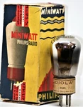 B409 Nos Nib Philips Denmark Power Tubes Valve Black Amplifier RE134 L413. Fixed Price $299.00.