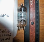 Strong Baldwin Short Gray Plate Getter 12AX7A ECC83 Tube - 104/94. Fixed Price $29.99.