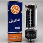 Nos Ge 5U4GA/GB/TALL BOTTLE/1956/BLACK Plates/balanced. Fixed Price $24.95.