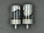 (2) Sylvania JAN-CHS-7N7 Tubes Black Plates Mil Spec Tests Strong Amplitrex. Fixed Price $42.99.