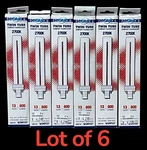 Satco/hygrade S8310 Twin-tube 13W Fluorescent Bulb CFS13/W/827 GX23 (6-PACK) Nos. Fixed Price $33.99.