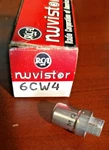 (1) Rca 6CW4 Nuvistor Vacuum Tube Nib / Nos Tested Good Date Code Mq. Fixed Price $14.98.