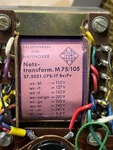 Telefunken 1 X Power Transformer Tube Amplifier Vintage. Fixed Price $61.00.