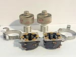 Y180 Eimac Tube Pair (4CX300A) Rhodium Plated And Sockets Clamps. Fixed Price $45.00.