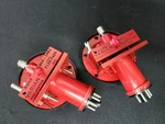 New Varian X-26B Klystron Tube 7.1 7.4 Ghz Microwave Waveguide Radar. Fixed Price $84.00.