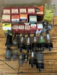 Vintage Vacuum Tube Lot Mixed 6AX4GT 5AQ5 6BQ6GA 6SH7 12SJ7 12SK7 Untested. Fixed Price $100.00.
