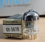 2C51 Sylvania Gold Brand GB-5670 Pin Audio Tube Nos Nib (1966) #12A23. Fixed Price $79.99.