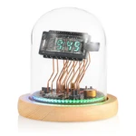 Retro Vfd Tube Clock Wifi Rgb Led Display Desktop Decor Refer Nixie. Fixed Price $64.99.
