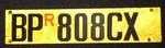 Italian Genuine Aluminum Trailer Vintage License Plate 108MM X 210MM. Fixed Price $9.99.