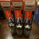 3 Raytheon 6EU8 Noval Miniature Triode Pentode Audio Vacuum Tubes. Fixed Price $20.00.