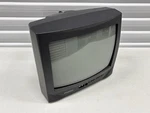 Sylvania SRT2313 13" Crt Tube Tv Retro Gaming Front Input Composite - Tested. Fixed Price $75.00.