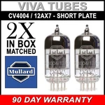 New Gain Matched Pair (2) Mullard Reissue CV4004 / 12AX7 Low Noise Vacuum Tubes. Fixed Price $65.98.