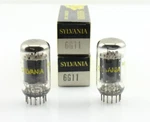 New Qty 2 Sylvania 6G11 Mfg By Grey Plates Getter Usa Nos Vacuum Tubes. Fixed Price $39.94.