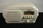 Old Belmont Deco Style Bakelite Tube Radio Nice!. Fixed Price $105.00.