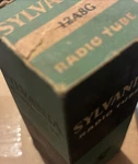 Sylvania 12A8G/12A8 Antique Radio Vacuum Tube Nos Nib Electron Audio Valve. Fixed Price $21.49.