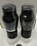 (2) Vintage Rca 6Y6G VT-168-A Smoke Glass Tube Bottom Getters Tested. Fixed Price $29.88.
