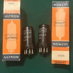 Date Matched Nos Nib Ultra Rare Ultron 12SG7 Ballast Tubes Radio West Germany. Fixed Price $24.00.