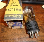 Vintag Philco Radio Audio Amplifier Vacuum Globe Shape 24/24A. Fixed Price $24.00.