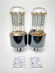 2 Pcs 6N9S 6H9C 6SL7/ 1579/ Reflector Tubes, Matched Pair,same Date 11.1959. Fixed Price $20.00.