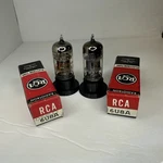 Rca 6U8A Matched Pair Tubes - Tested. Fixed Price $20.00.