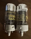 Nos Match Pair Brimar & Philco (sylvania) 7C5 KT81 Loctal Tubes (6V6) Richtone !. Fixed Price $52.50.