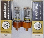 Matched Pair 5Y3GT Westinghouse Nos Micanol Base Tubes, Same Code - Tested. Fixed Price $49.95.