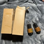 JAN-CHS-5933 Pair 2 Lot Slyvania 807W Vacuum Tube Guitar Amp Radio Audio Part. Fixed Price $93.75.