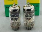 Matched Pair Amperex Bugle Boy 12AX7 ECC83 Tubes Codes 1961 Tests Nos. Fixed Price $199.99.