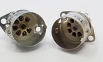 Lot Of 2 - Vintage Cinch S010C Ceramic 7 Pin (position) Vacuum Tube Sockets. Fixed Price $18.98.